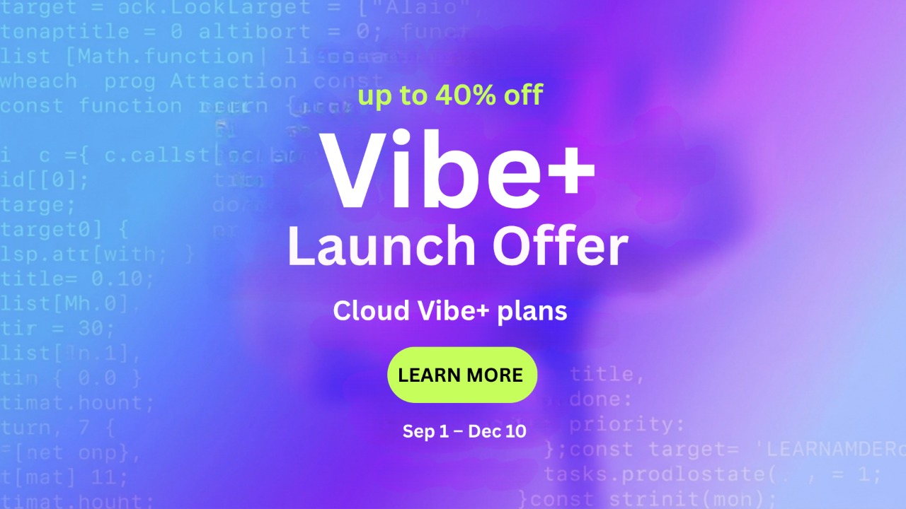 Vibe+ Launch Offer